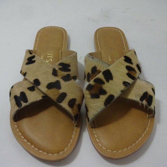 Coconuts By Matisse Women's Size 6M Slip On Pebble Leopard Sandals - Picture 5 of 5